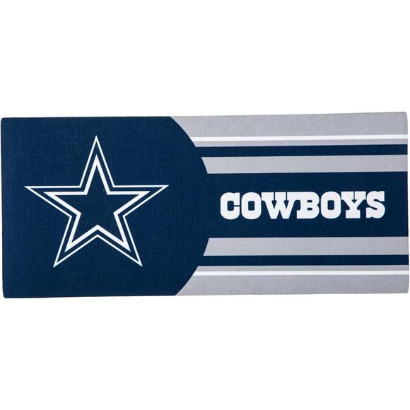 Team Sports America NFL DALLAS COWBOYS Sassafras Switch Door Mat Insert, 22 x 10 - Picture 1 of 5